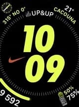 Modern Steel watch face